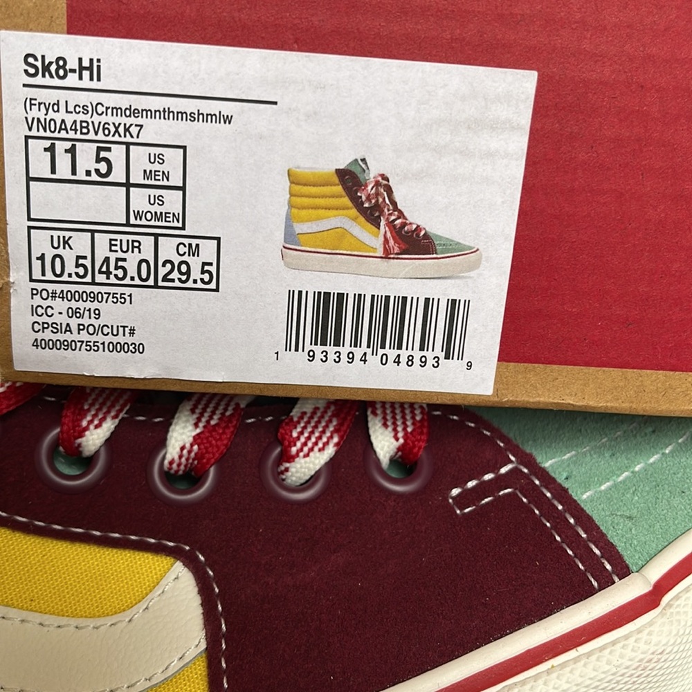 Vans Sk8-Hi Fryd Laces Crmdemnthmshmlw sneakers Men’s - Picture 16 of 16